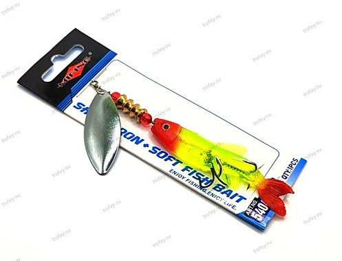 Блесна вращ. MIFINE Sheet iron + Soft fish bait 54041-A1-2