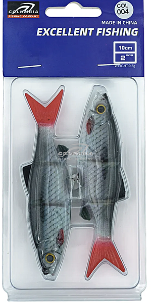 Силиконовая приманка для рыбалки 3D 10CM цвет. 004  (1шт.) 