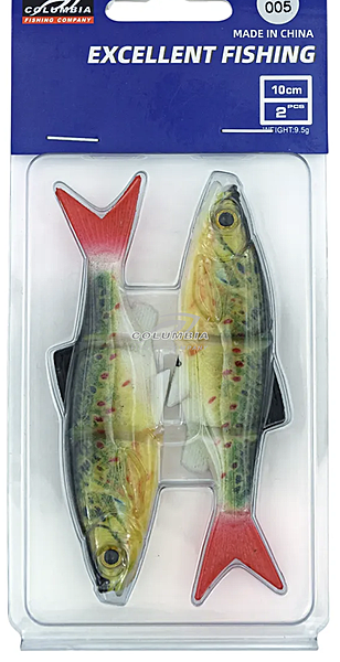 Силиконовая приманка для рыбалки 3D 10CM цвет. 005  (1шт.)