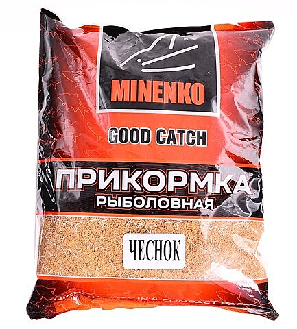 Прикормка MINENKO GOOD CATCH чеснок 700г.