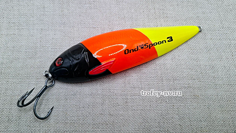 Блесна Columbia Ondespoon 3, размер 120 мм, вес 45 г цв.017