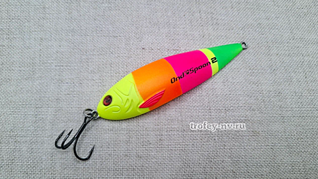 Блесна Columbia Ondespoon 2, размер 90 мм, вес 18 г цв.001