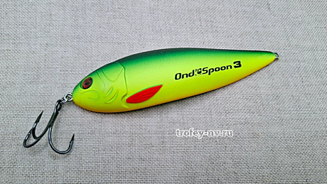 Блесна Columbia Ondespoon 3, размер 120 мм, вес 45 г цв.019
