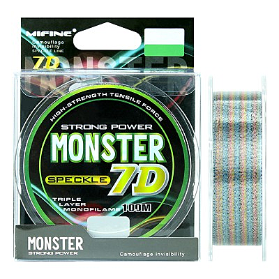 Леска 7D MIFINE STRONG POWER MONSTER 100м 0,20мм 9,56кг GM20