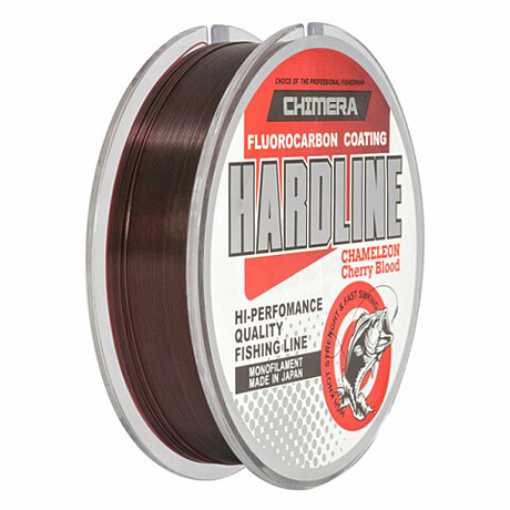 Леска CHIMERA HARDLINE Fluorocarbon Coating Chameleon Cherry Blood 100m 0,370мм.